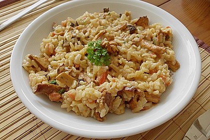 Risotto mit Pfifferlingen 1