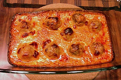 Überbackene Hackbällchen 9