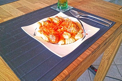 Überbackene Hackbällchen 6
