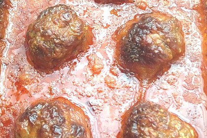 Überbackene Hackbällchen 7