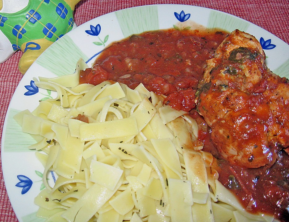 Hähnchenrouladen mit Spinatfüllung (Rezept mit Bild) | Chefkoch.de