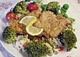 Pariser Schnitzel mit Gem&uuml;sereis