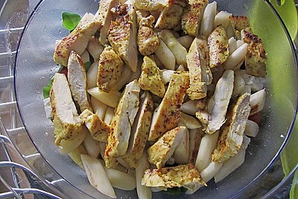 Salatvariation mit gebratenem Spargel 4