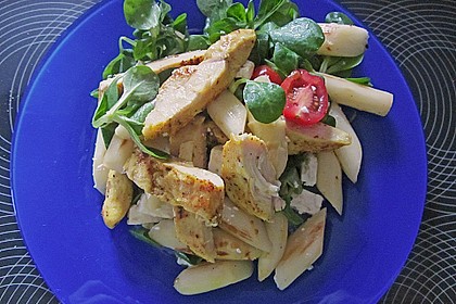 Salatvariation mit gebratenem Spargel 5