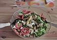Salatvariation mit gebratenem Spargel