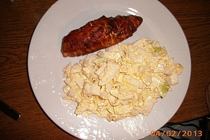 Gef&uuml;lltes H&auml;hnchenbrustfilet im Speckmantel 12