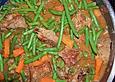 Bulgarische gr&uuml;ne Bohnen mit Fleisch