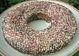 Bunter Haselnuss - Mandel - Kuchen