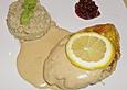 Schnitzel mit Basilikum - Safran - Parmesan - Panade