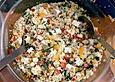 Couscous - Salat mit einer frischen Zitronen - Joghurt Sauce