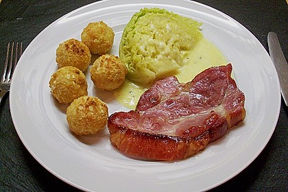 Wirsing in K&auml;sesauce