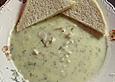 Erd&auml;pfel (Kartoffel)-Kr&auml;uter-Seelachs Suppe