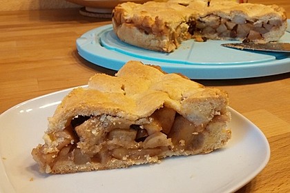Apfelkuchen, gedeckt 21