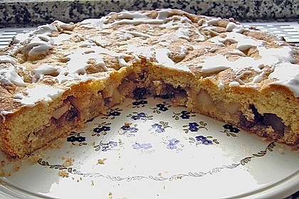 Apfelkuchen, gedeckt 60