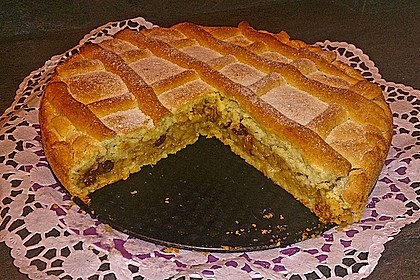 Apfelkuchen, gedeckt 12