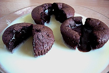 Schokolade - Kuchen mit fl&uuml;ssigem Kern &aacute; la Italia 11