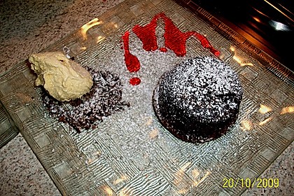 Schokolade - Kuchen mit fl&uuml;ssigem Kern &aacute; la Italia 20