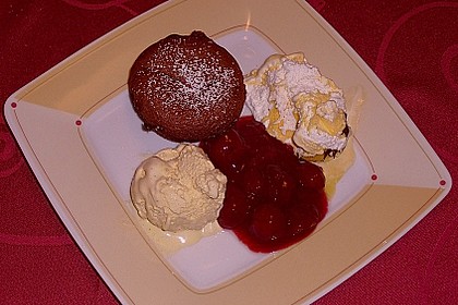 Schokolade - Kuchen mit fl&uuml;ssigem Kern &aacute; la Italia 49