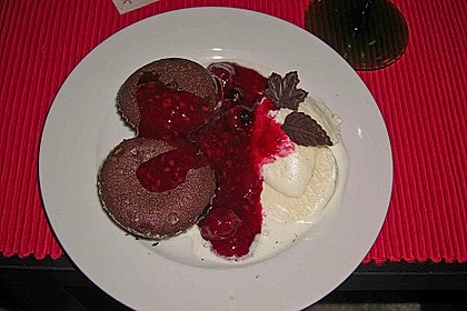 Schokolade - Kuchen mit fl&uuml;ssigem Kern &aacute; la Italia 75