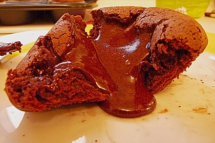 Schokolade - Kuchen mit fl&uuml;ssigem Kern &aacute; la Italia 77