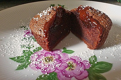 Schokolade - Kuchen mit fl&uuml;ssigem Kern &aacute; la Italia 80