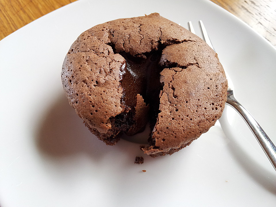 Eiweiß Schoko Muffins Mit Flüssigem Kern Eiweißve — Rezepte Suchen