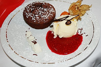 Schokolade - Kuchen mit fl&uuml;ssigem Kern &aacute; la Italia 1
