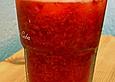 Erdbeerlimonade mit frischen Erdbeeren