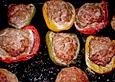 Gef&uuml;llte Paprikaschoten mit Hackfleisch
