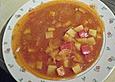 Feurige Kartoffelsuppe