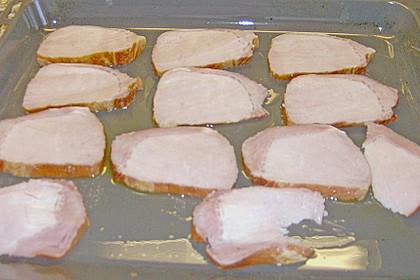 Kasseler auf dem Blech