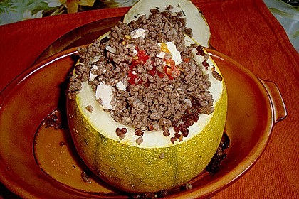 Gef&uuml;llte Zuccini mit Hackfleisch und Fetak&auml;se 5