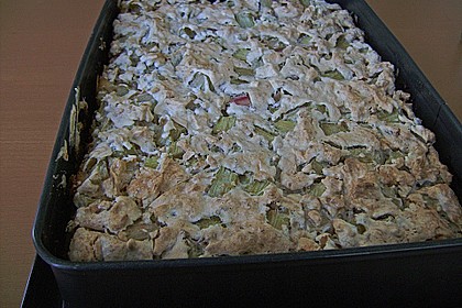 Rhabarberkuchen mit Nussbaiser 20