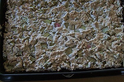 Rhabarberkuchen mit Nussbaiser 23