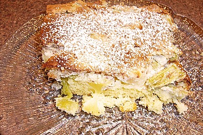 Rhabarberkuchen mit Nussbaiser 27