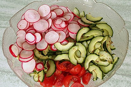 Pasta - Salat mit Mozzarella 1