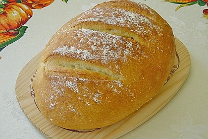 Locker luftiges Wei&szlig;brot mit Dinkel und Hartweizenmehl 3