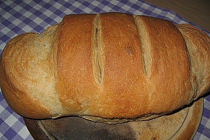 Locker luftiges Wei&szlig;brot mit Dinkel und Hartweizenmehl 5