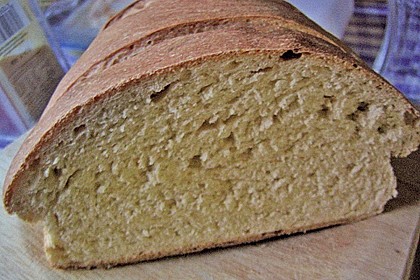 Locker luftiges Wei&szlig;brot mit Dinkel und Hartweizenmehl 6