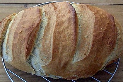 Locker luftiges Wei&szlig;brot mit Dinkel und Hartweizenmehl
