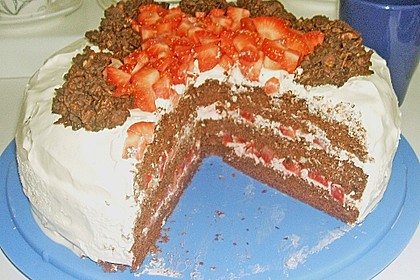 Erdbeer - Crunch - Torte 7