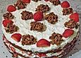 Erdbeer - Crunch - Torte