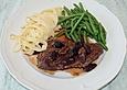 Strau&szlig;enfilet mit Morchelsauce