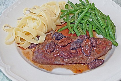 Strau&szlig;enfilet mit Morchelsauce 1