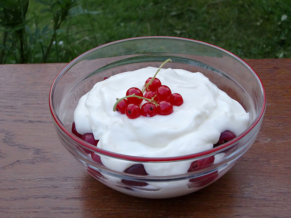 Vanillepudding mit Quark und Obst (Rezept mit Bild) | Chefkoch.de