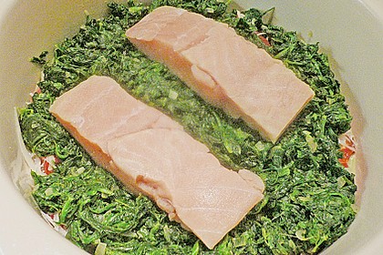 Lachs - Spinat - Auflauf 24