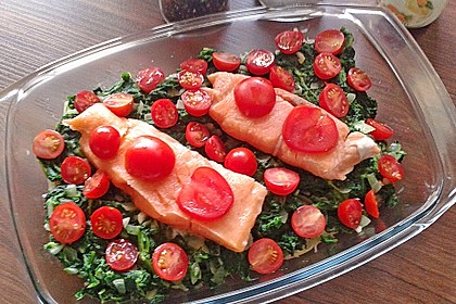 Lachs - Spinat - Auflauf 16