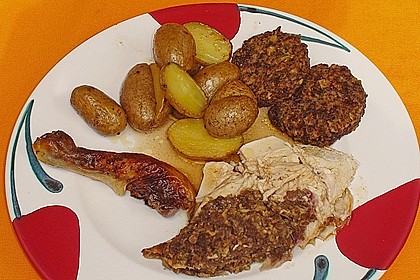 Brathendl gef&uuml;llt mit Kn&ouml;delteig 9