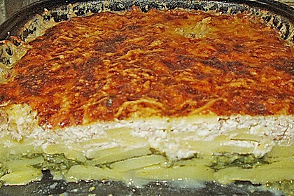 Kartoffel - Spinat - Hackfleisch - Auflauf
