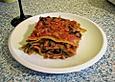 Lasagne mit Mangold und Tomatensauce